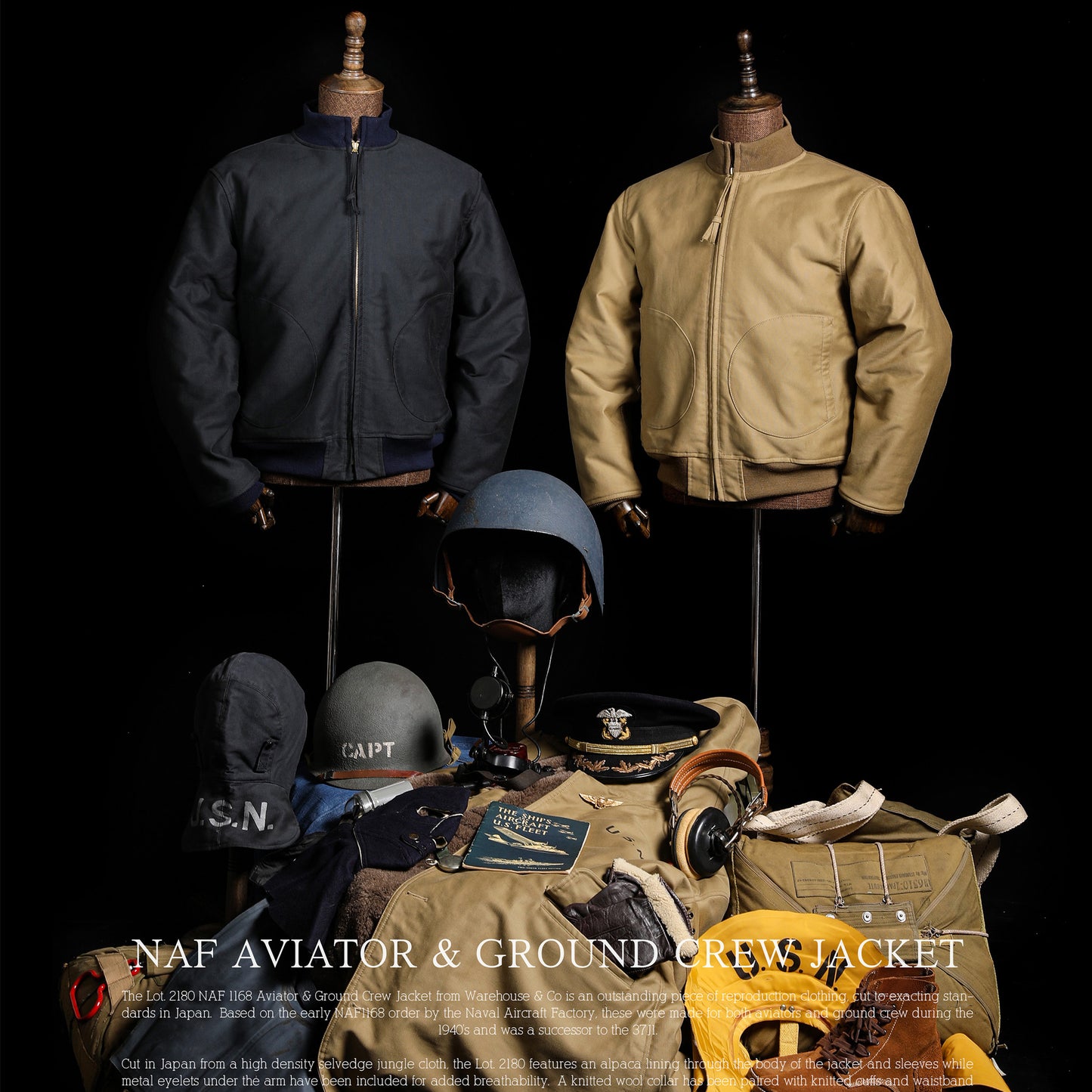 NAF 1168 AVIATOR AND GROUND CREW JACKET