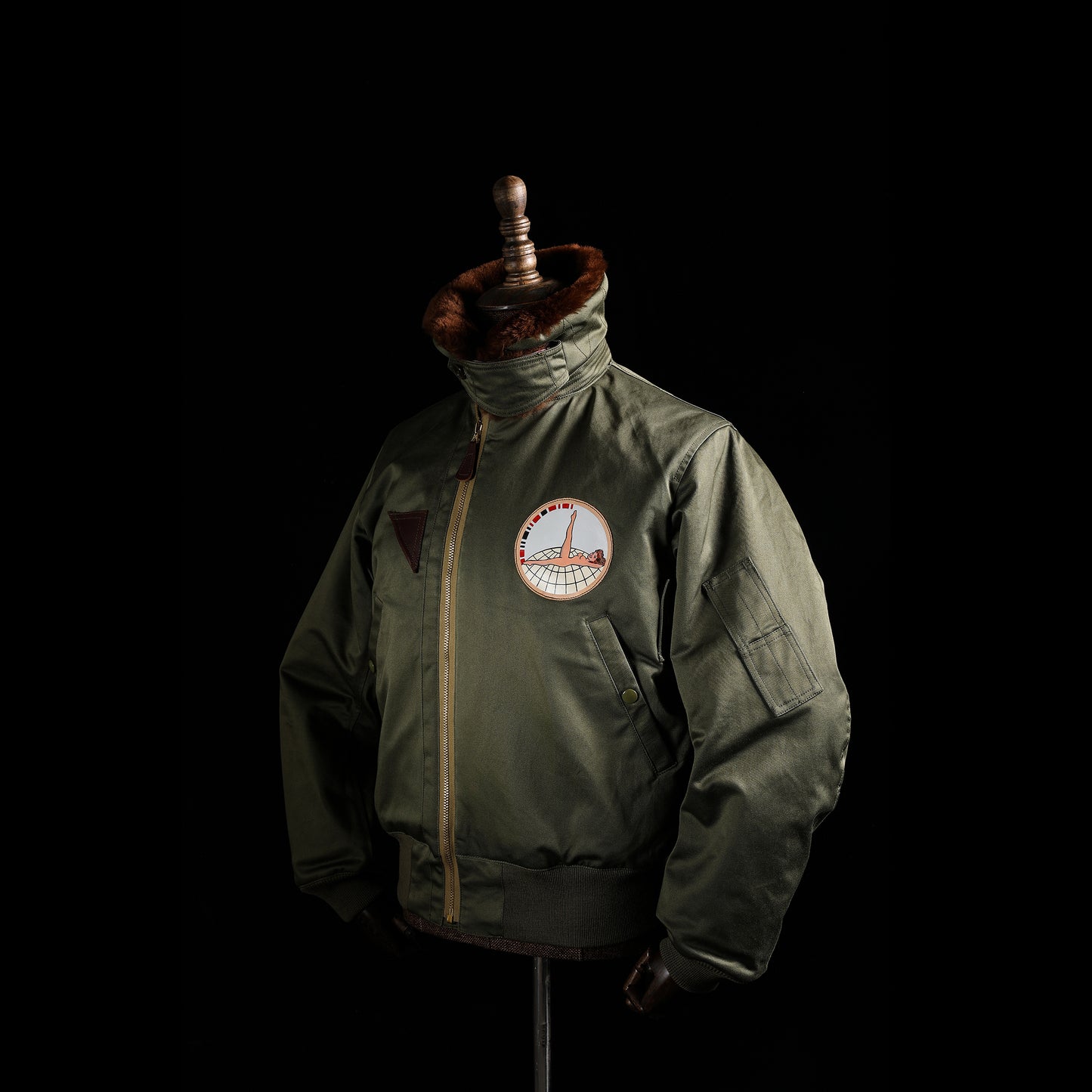 B-15A FLIGHT JACKET/ Hand Paint